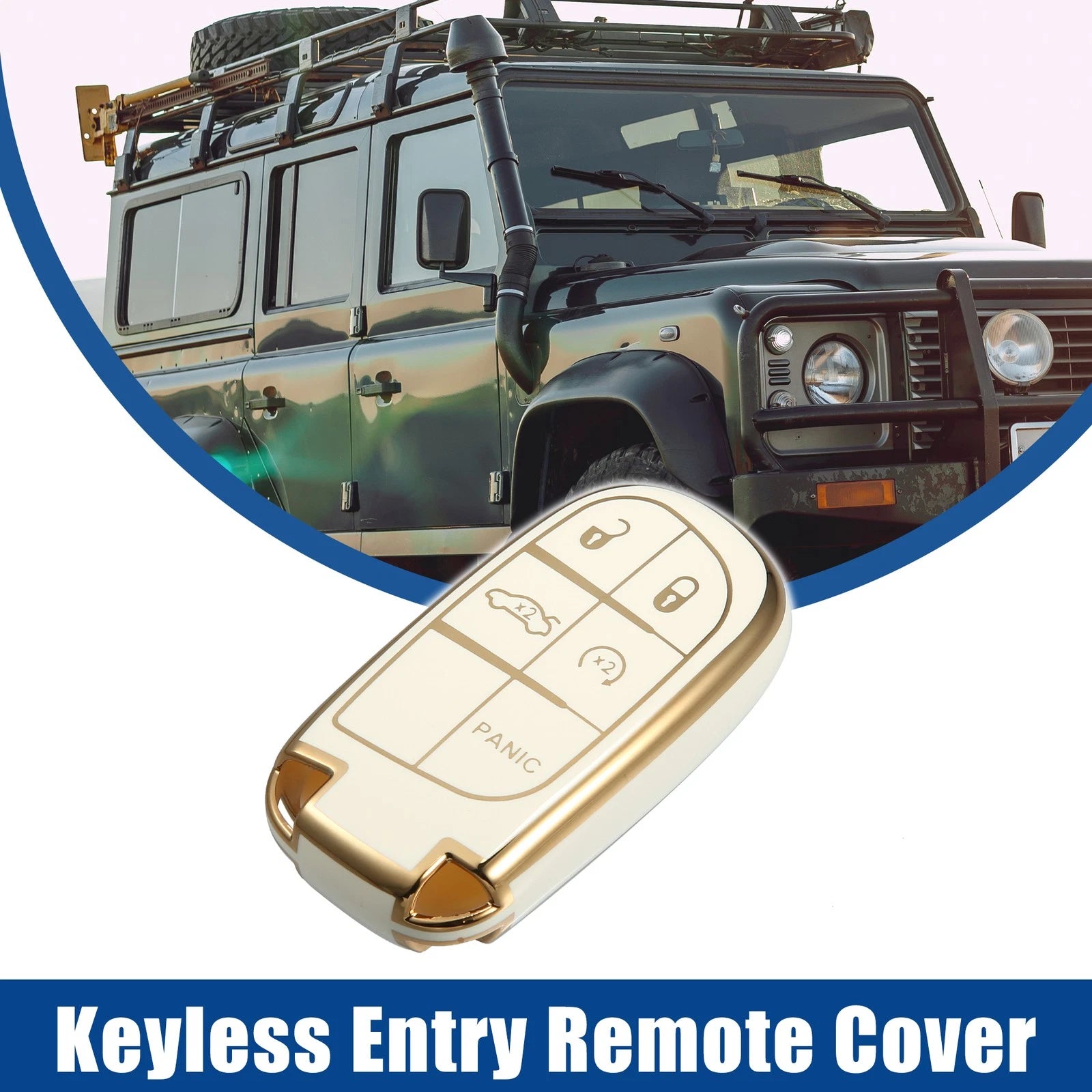 Keyless Entry Remote Cover 5 Button for Dodge Charger Challenger Dart (2011–2019)