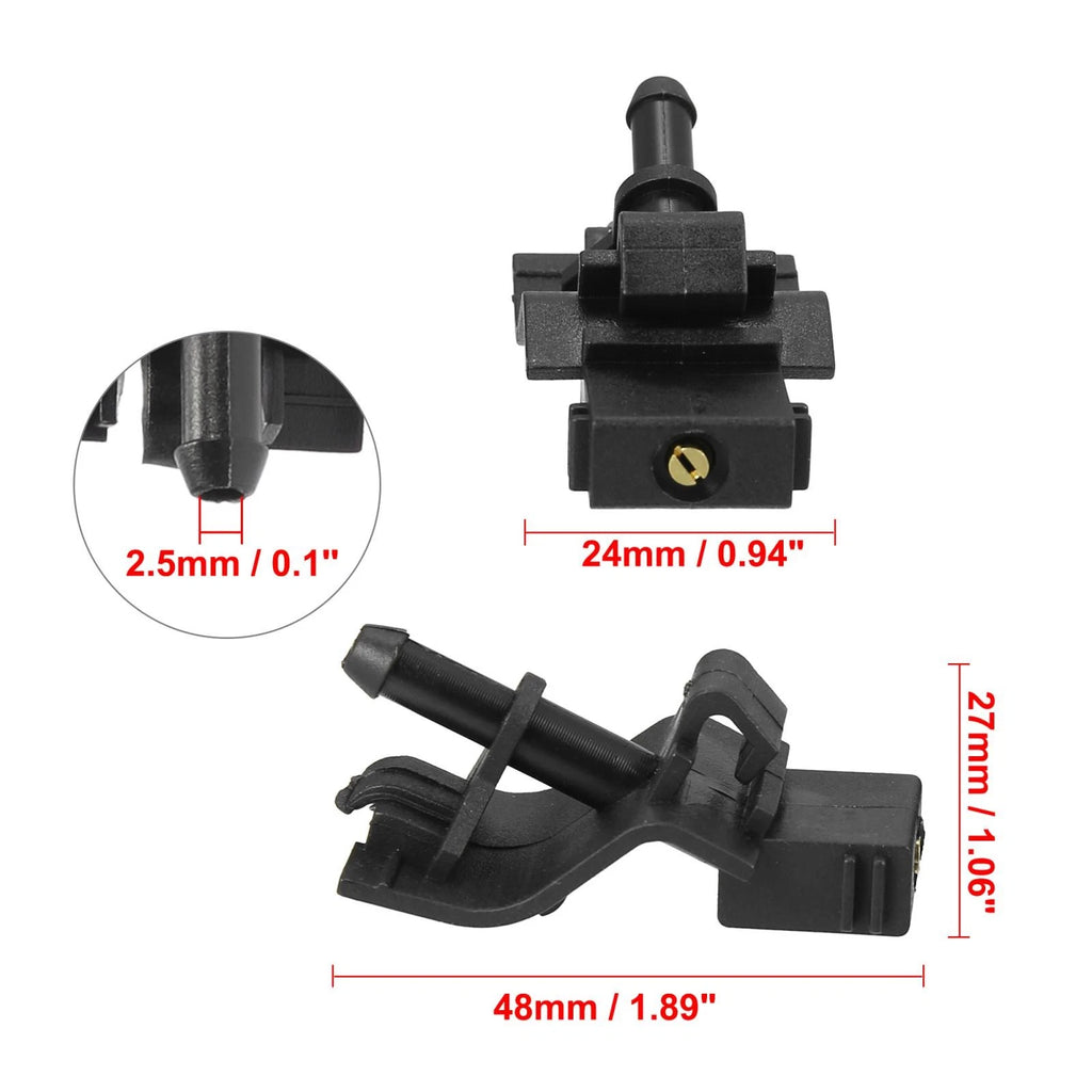 Windshield Washer Nozzle Front Set for Toyota 4pcs (2007–2015)