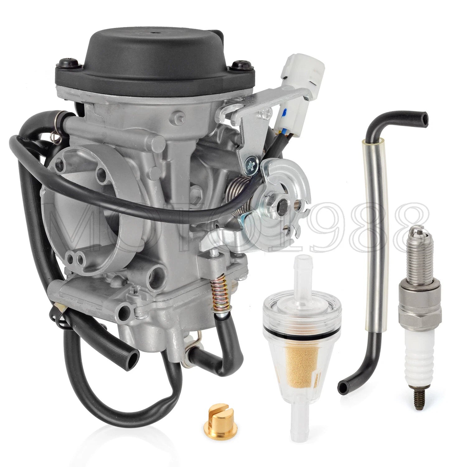 Carburetor with Fuel Filter & Spark Plug for Suzuki DR-Z400SM (2005–2018)