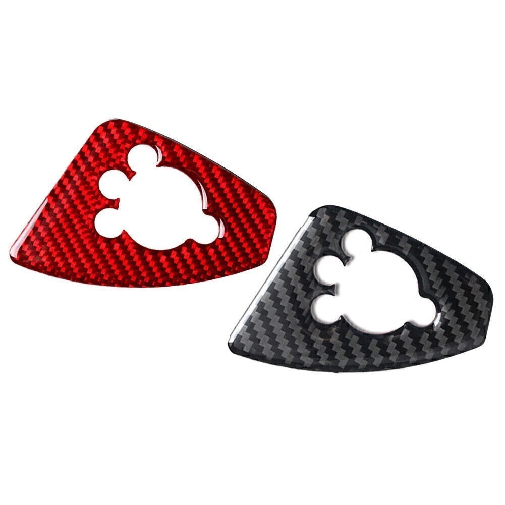 Carbon Fiber Interior Door Lock Button Cover Trim for Audi TT TTRS (2008–2014)