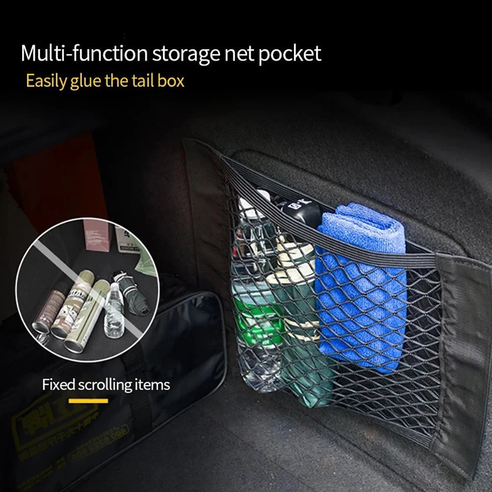 Rear Seat Elastic Net Organizer for