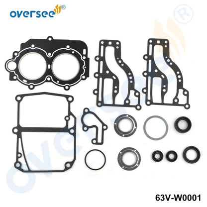 Lower Unit Gasket Kit for Yamaha 9.9HP 15HP Outboard (63V-W0001-01-0)