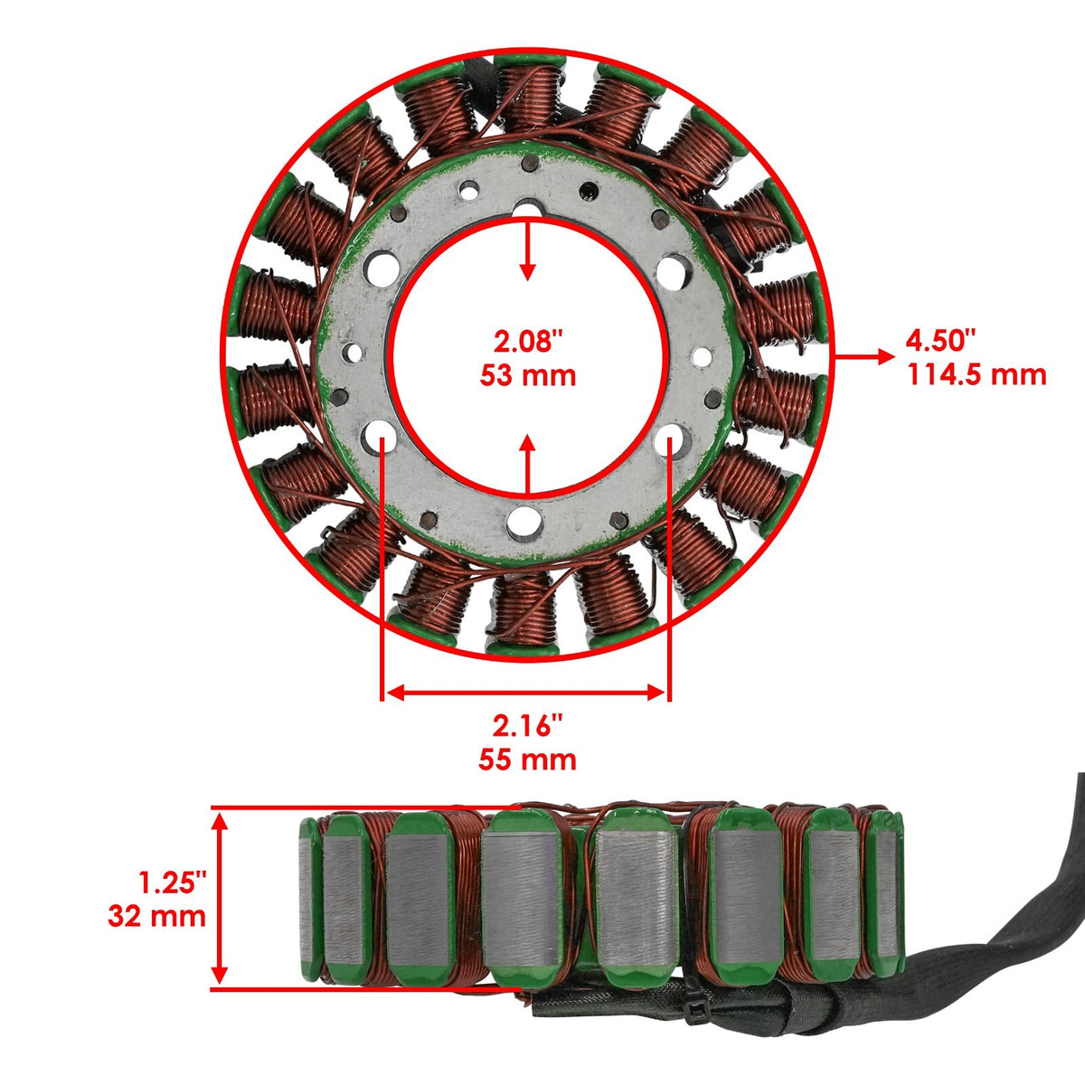 Stator Replacement for Suzuki GSX-R1000 (2009–2016) Generator Alternator