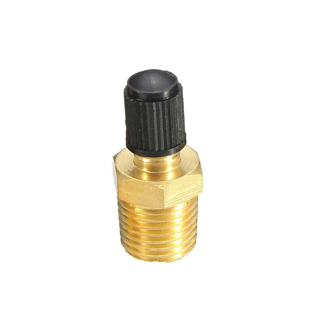 1 Pair 1/4 NPT Solid Brass Air Compressor Tank Fill Valve Accessories