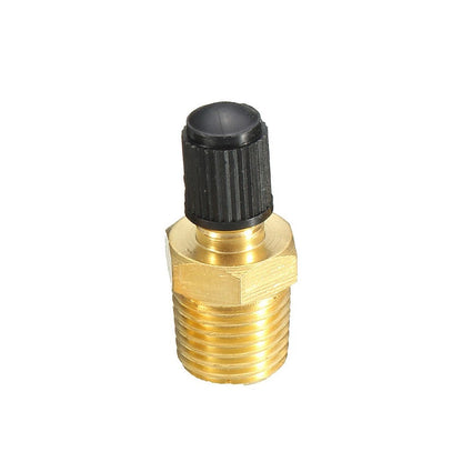 1 Pair 1/4 NPT Solid Brass Air Compressor Tank Fill Valve Accessories