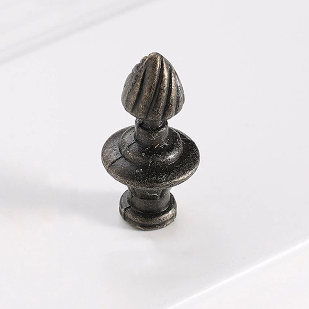 5Pcs Antique Bronze Cabinet Drawer Knob Pull Handle Zinc Alloy