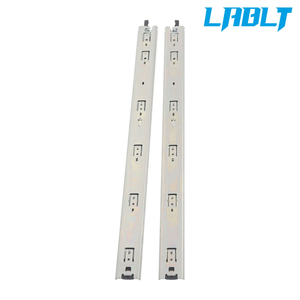 1 Pair Heavy Duty Drawer Slides 28" for Universal Applications (150 lbs)