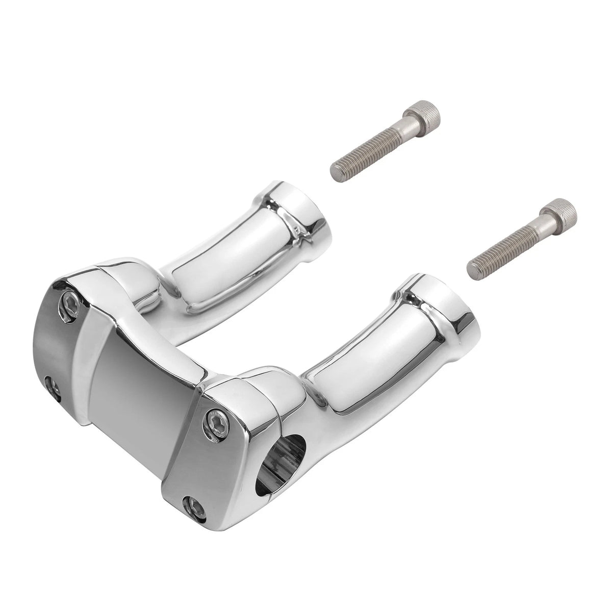 4" Handlebar Riser for Harley Softail Fatboy Dyna Low Rider (Chrome)