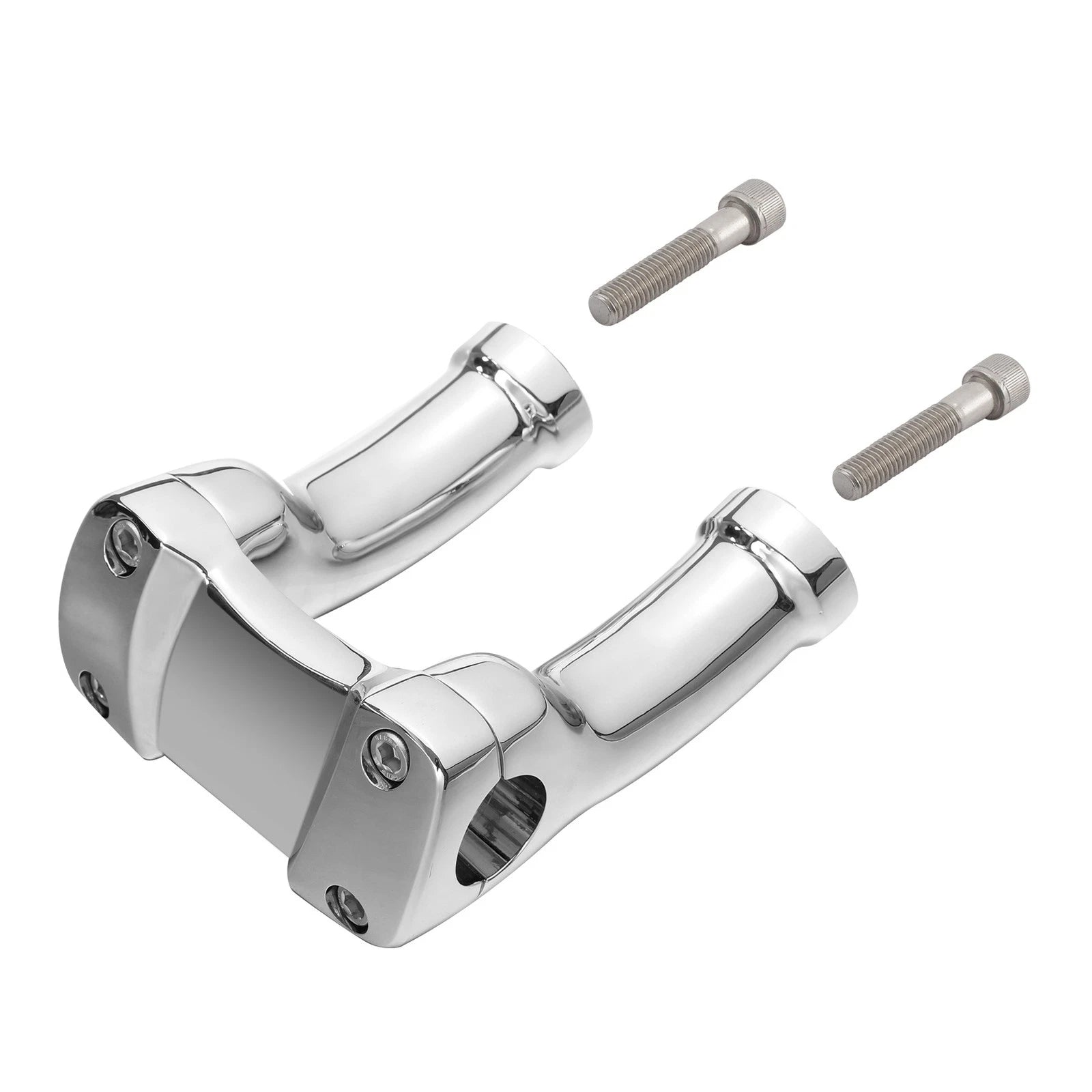 4" Handlebar Riser for Harley Softail Fatboy Dyna Low Rider (Chrome)