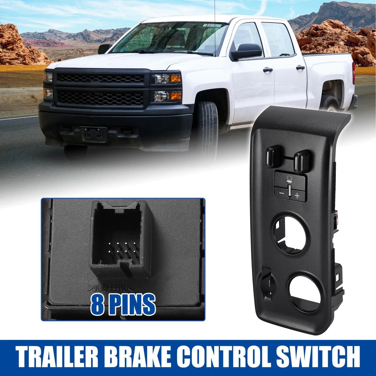 Trailer Brake Controller Switch Replacement for Chevrolet Silverado 1500 (2007–2013)