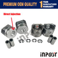 Set of 4 Piston + Ring Kit STD 83mm for Kubota V2003 (2003)