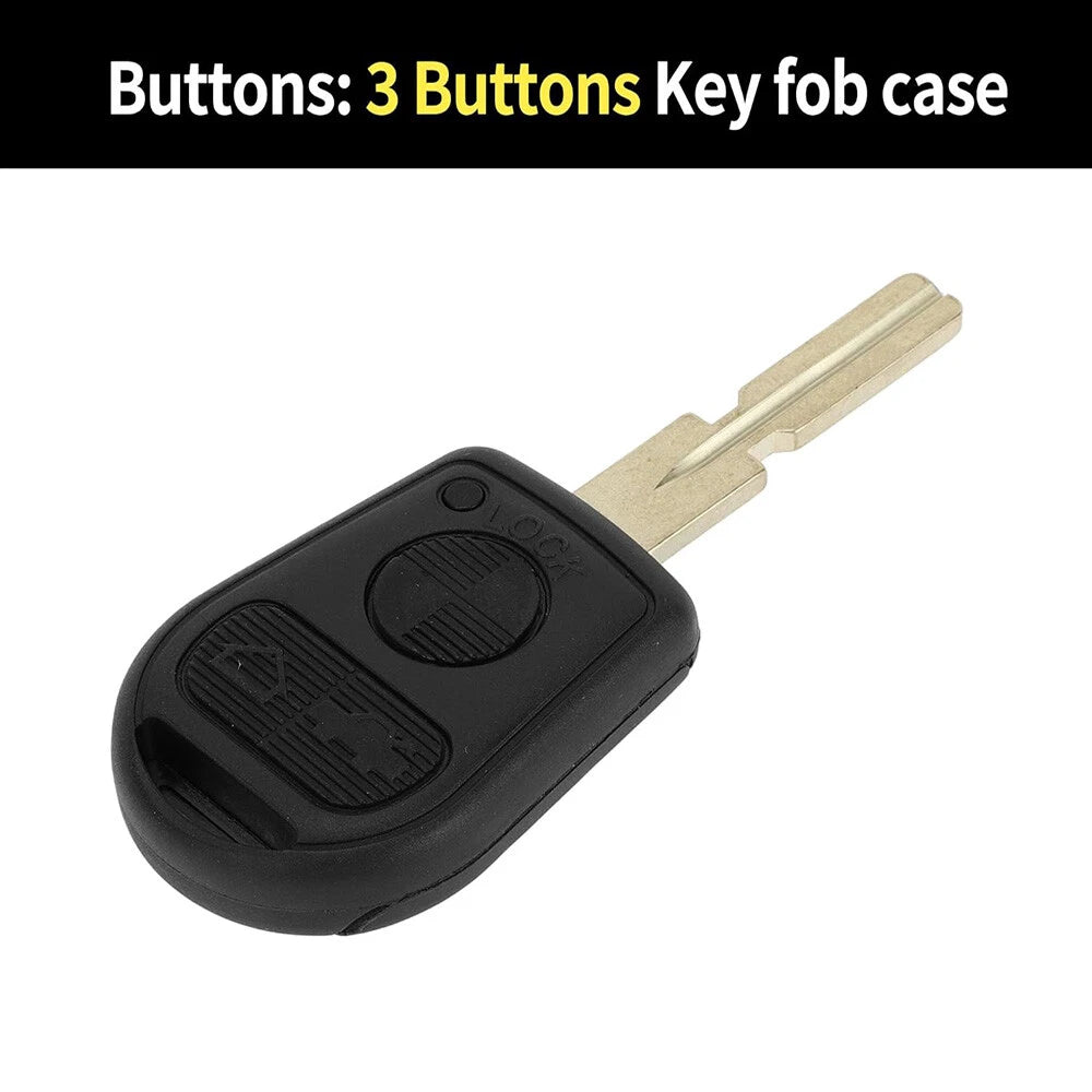 3 Buttons Key Replacement Shell Housing for BMW Z3 740iL 540i 750iL 528i (1996–2002)