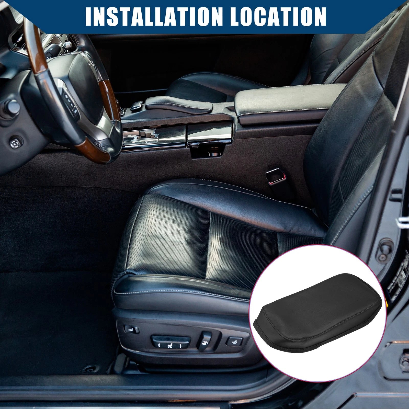 Center Console Armrest Cover Replacement for Hyundai Kona (2018–2023)