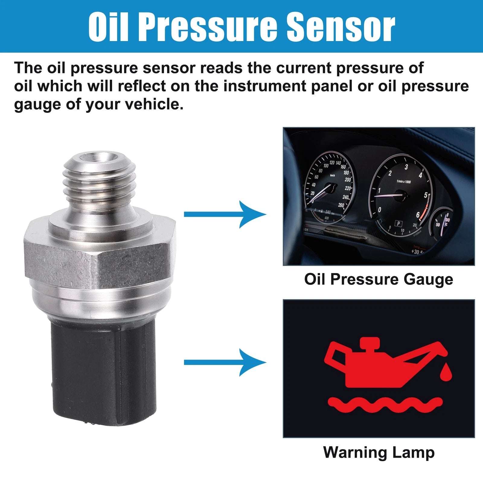 Engine Oil Pressure Sensor Switch for Mercedes-Benz A Class (2014–2020)
