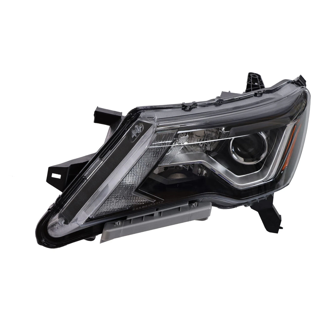 Headlight Assembly Left Side for Nissan Pathfinder (2017–2020) Halogen LED DRL