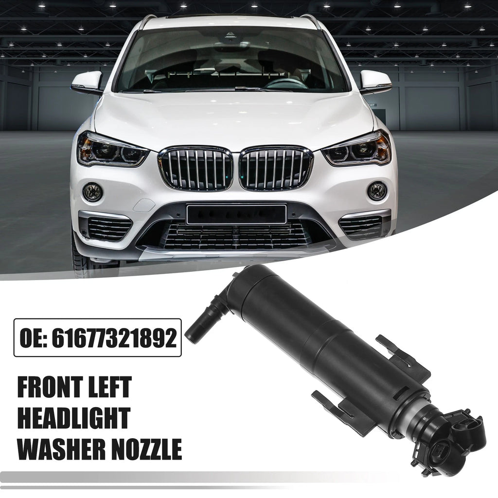 Headlight Washer Nozzle Front Right Replacement for BMW X1 (2013–2015)