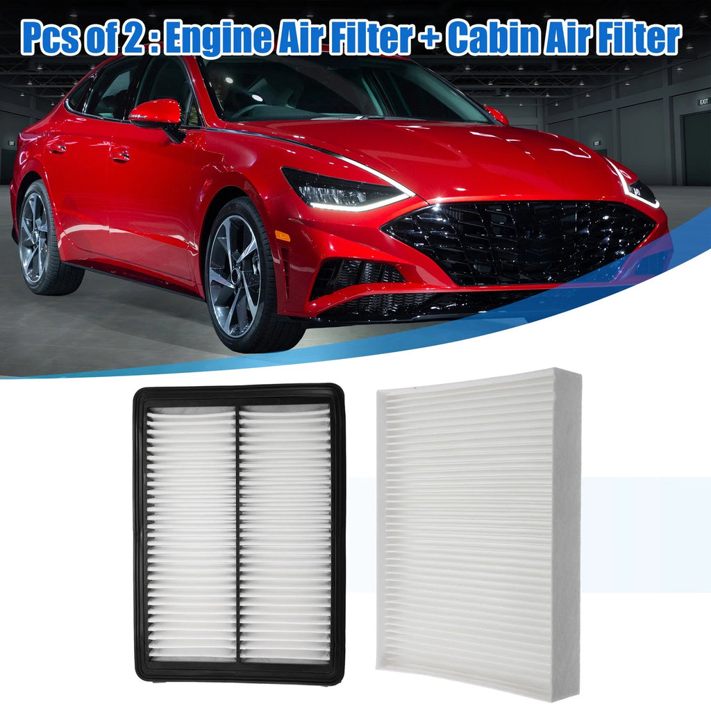 Engine and Cabin Air Filter Combo Set for Hyundai Sonata (2011–2014)