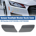 Front Bumper Headlight Washer Nozzle Cover Cap Pair for BMW 328i (2007–2019)