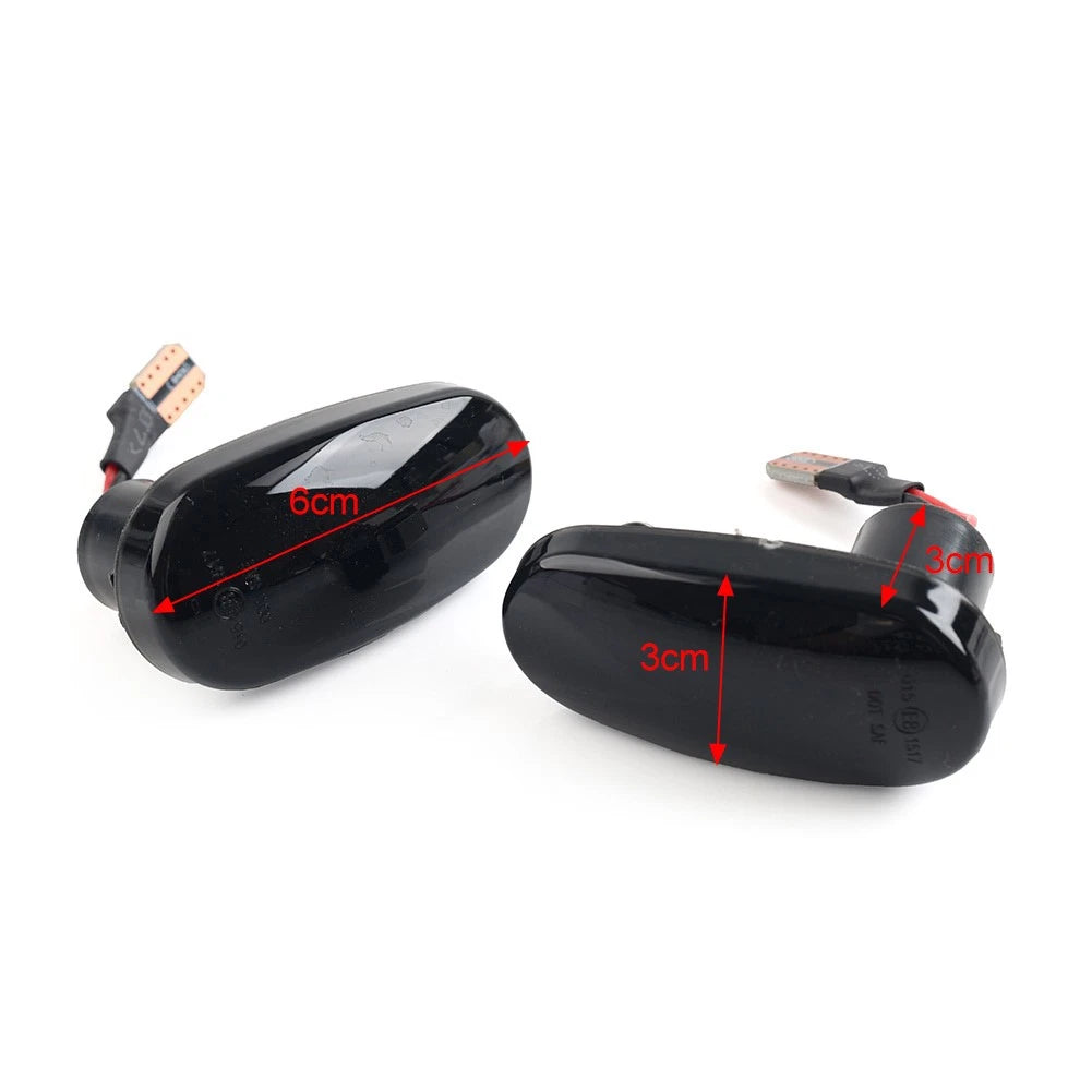 Clear Sequential LED Side Marker Lights for Alfa Romeo 147 GT (2000–2005)
