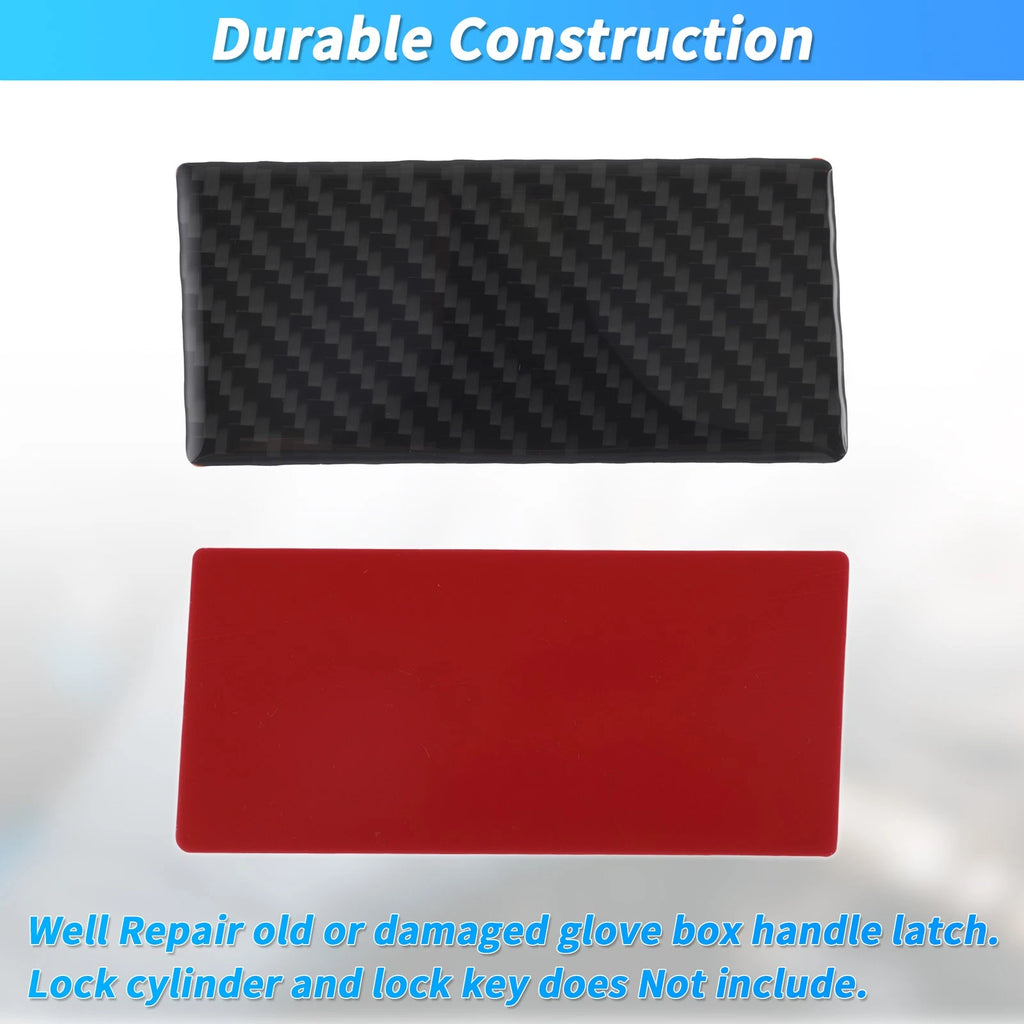 Glove Box Latch for RAM 1500 (2010–2017) Carbon Fiber Black Plastic