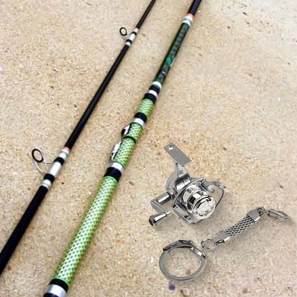 Fishing Reel Drum Keychain for Anglers
