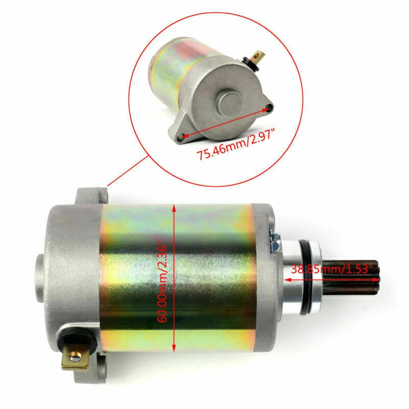 Motor Starter for Suzuki AN125 VECSTAR (CF42A) AN150 VECSTAR (CG41A) (1995–2000)