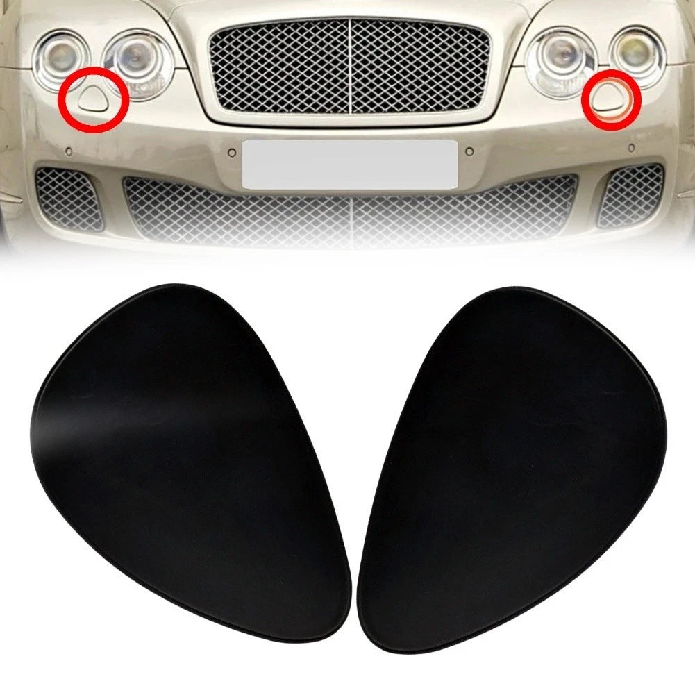 Replacement Pair Front Headlight Washer Cover for Bentley Spur (2009–2012)
