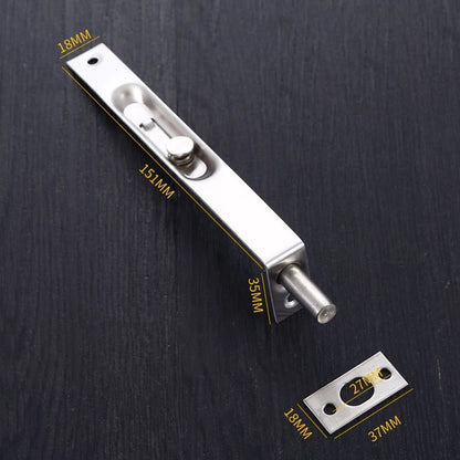 Set of 2 Stainless Steel Flush Bolts for Security Doors