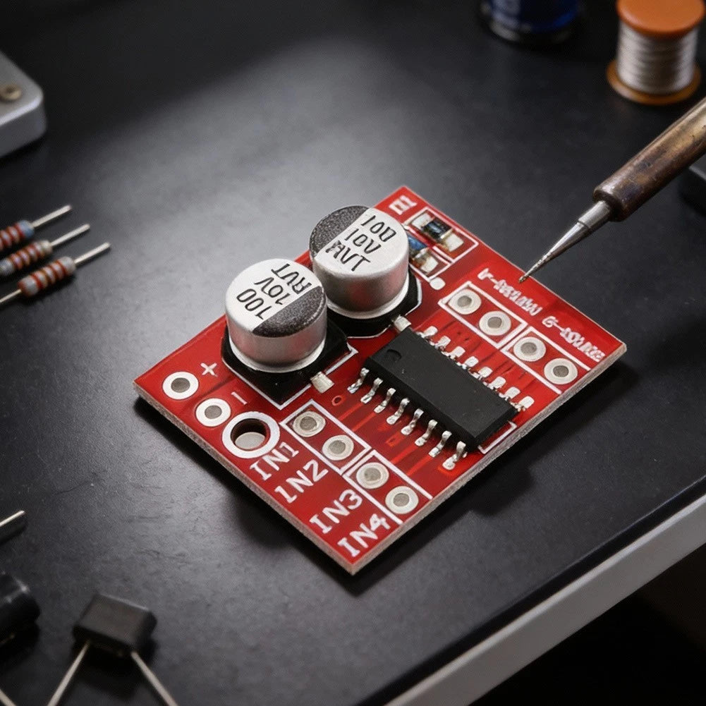 10X L298N Dual Channel Motor Driver Module for STEM Projects
