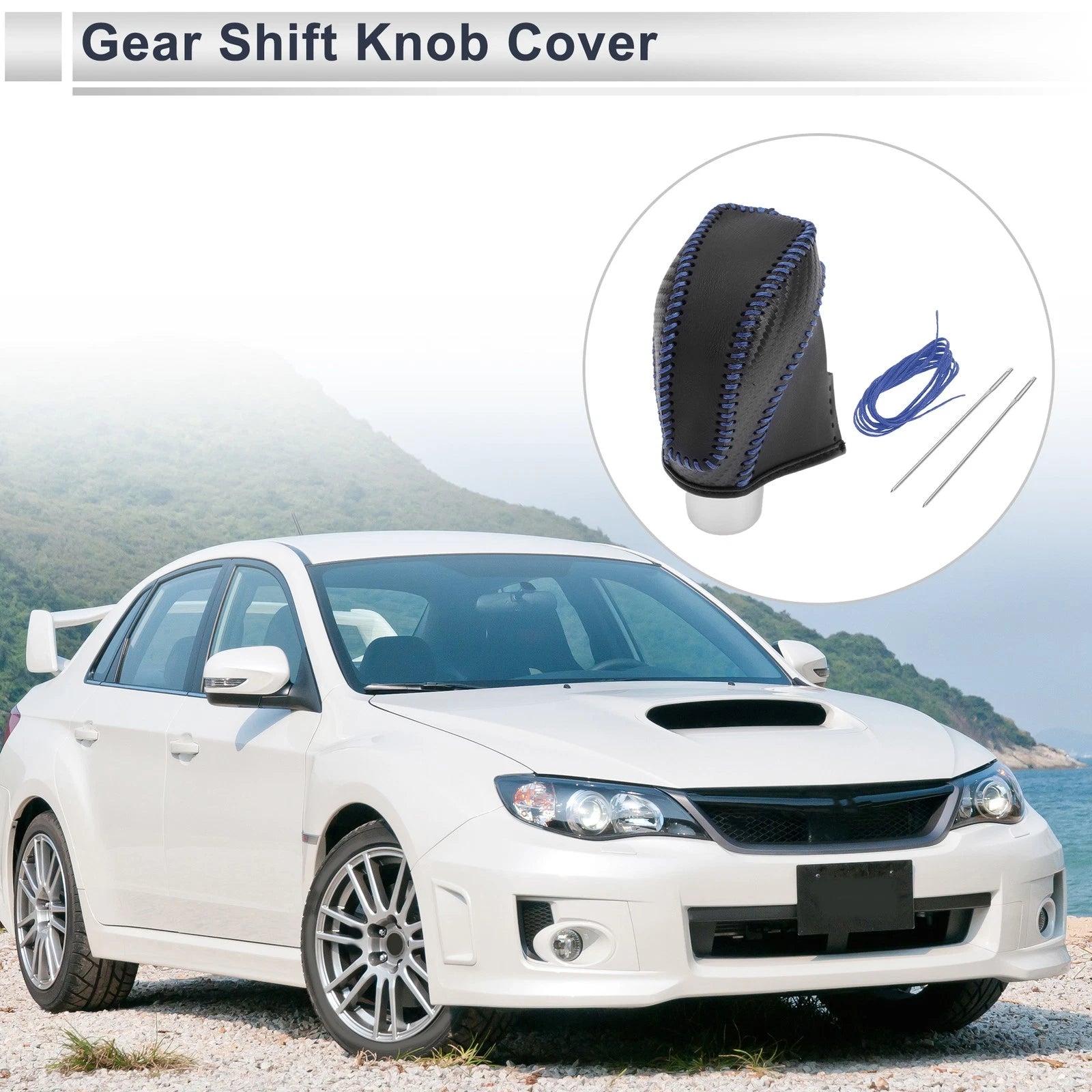 Gear Shift Knob Cover Replacement for Subaru Impreza (2017–2023) Black