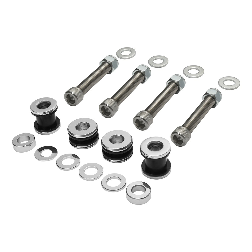 Sissy Bar Docking Hardware Kit for Harley Softail Fat Boy FLSTF (2003–2017)