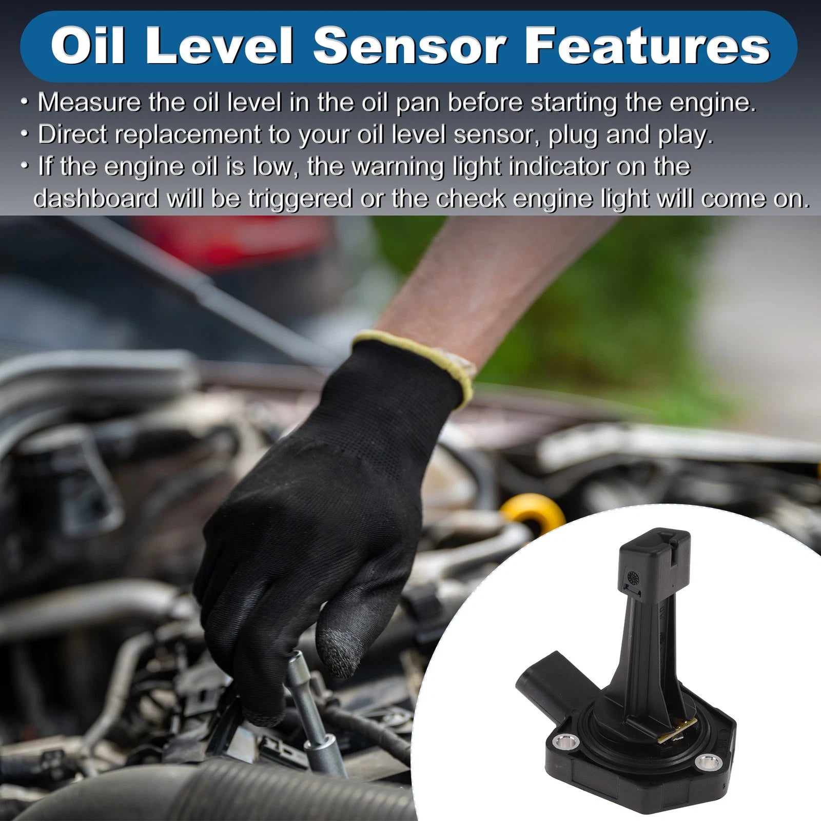 Engine Oil Level Sensor for Audi A3 (2007–2014) 03C907660T
