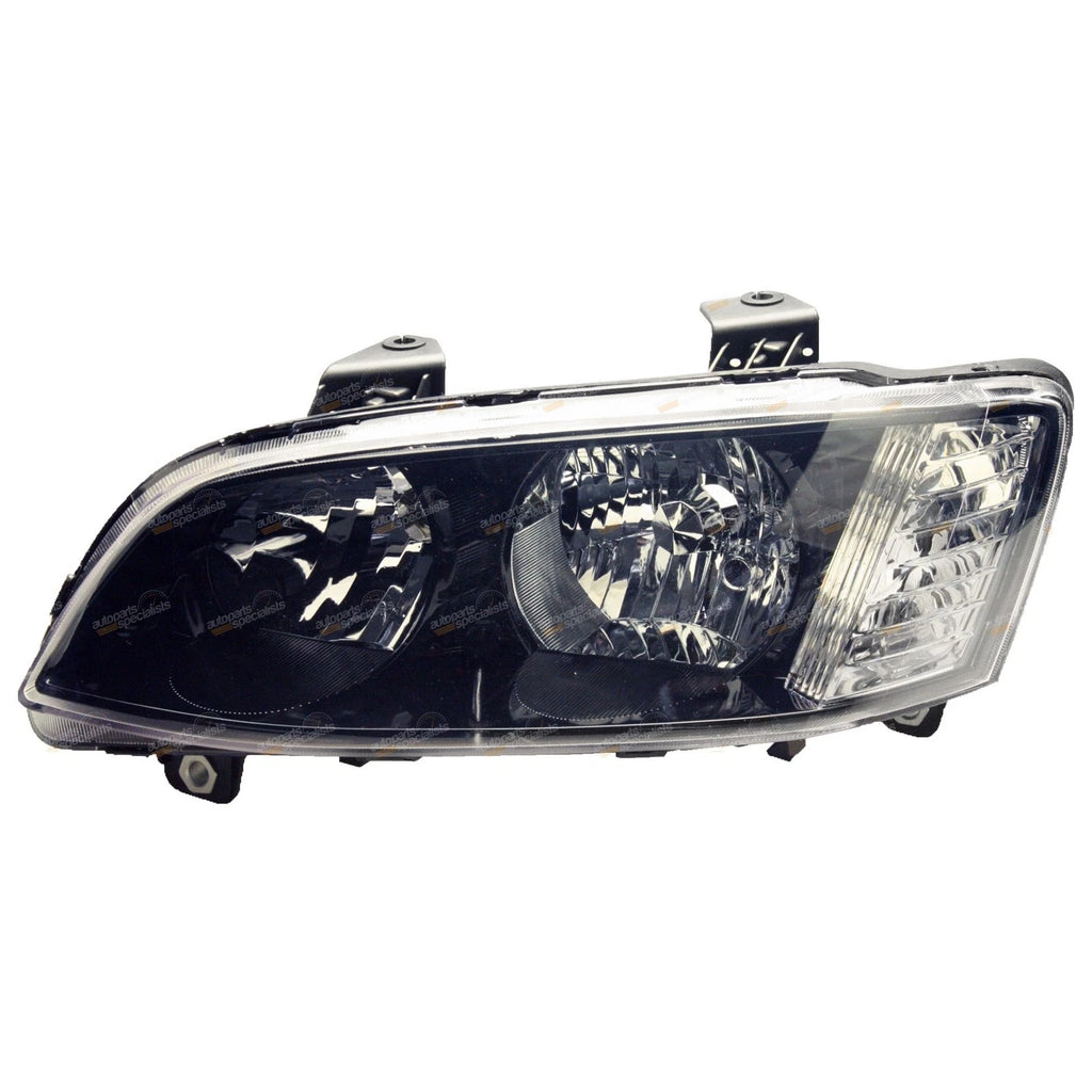 LH Black Headlight for Holden Commodore VE Series II (2010–2013)