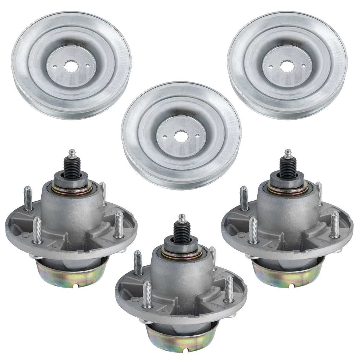 Spindle Assembly with Pulley for John Deere LT133 LT155 LT160 (1998–2013)