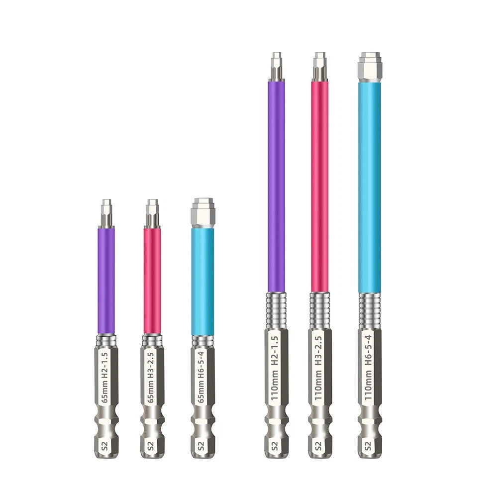 6pc Electric Screwdriver Bits Set for