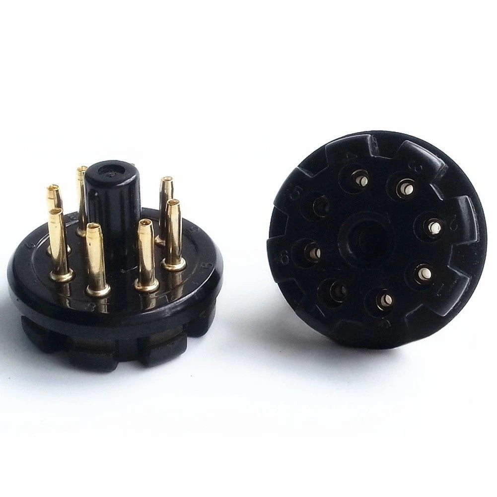 Bakelite 8-Pin Socket for KT66 KT88 6SL7 6SN7 (Audio Applications)