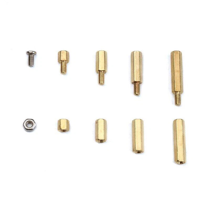 M3 Hex Tapped Copper Brass Standoff Screw Spacer for
