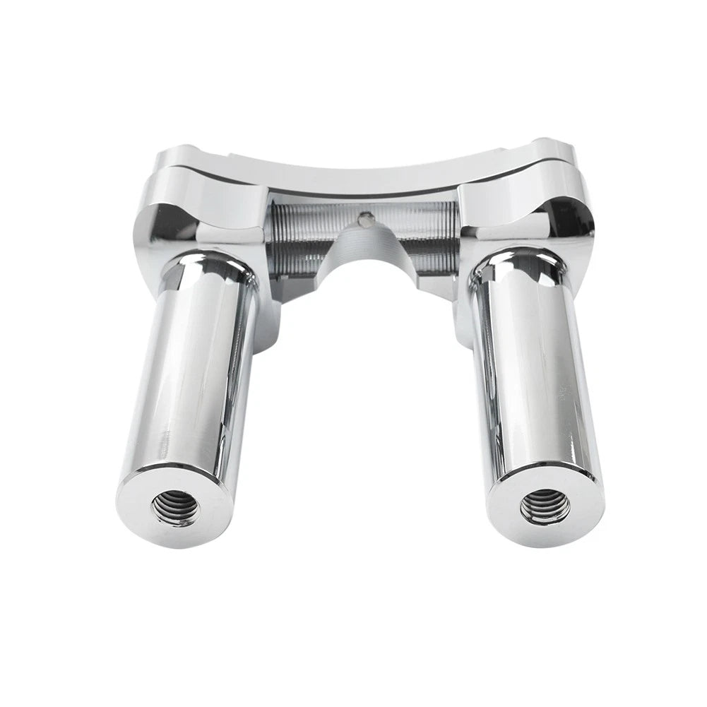 4.5" Handlebar Risers Top Clamp for Harley Road King Glide Chrome