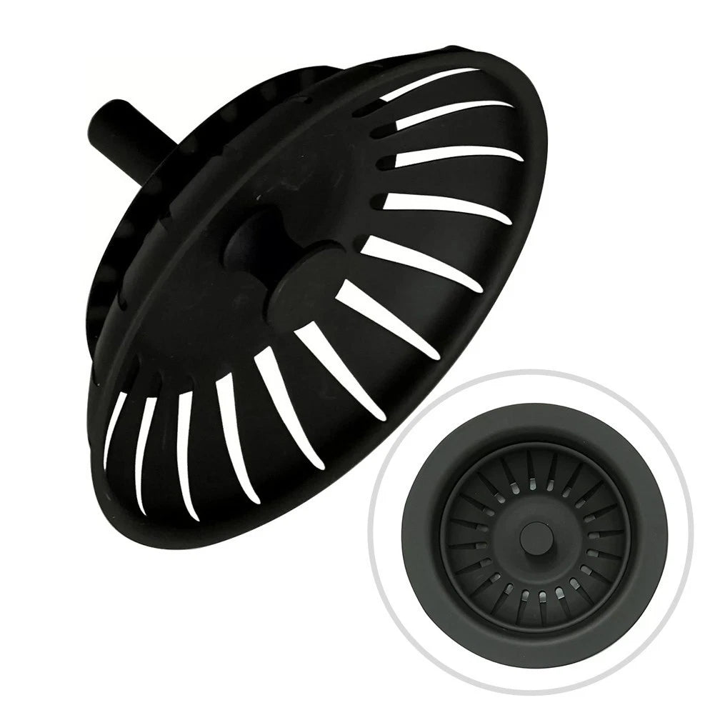 Black Basin Strain Drainer for Most Sinks