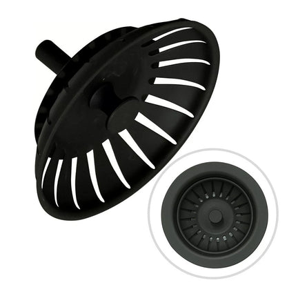 Black Basin Strain Drainer for Most Sinks