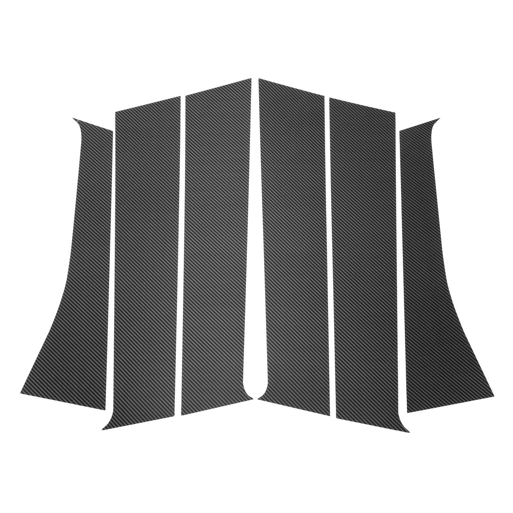 6Pcs Door Pillar Window Trim Replacement for Mitsubishi Outlander (2013–2023)