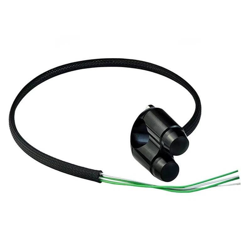 Two-Function Handlebar Switch for Motorcycles (Aluminum Alloy Body)