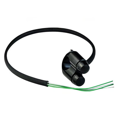Two-Function Handlebar Switch for Motorcycles (Aluminum Alloy Body)