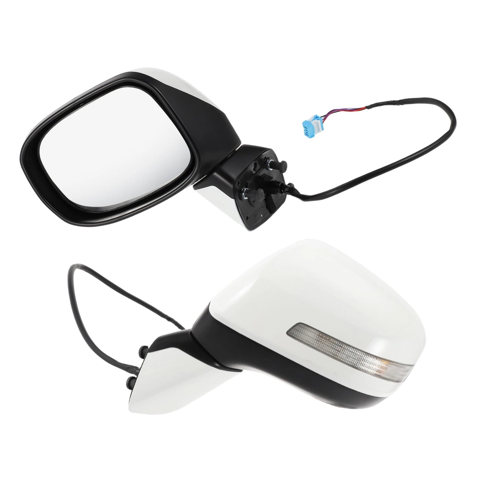 Left Side Door Mirror for Honda Civic (2012–2013) Manual Folding White