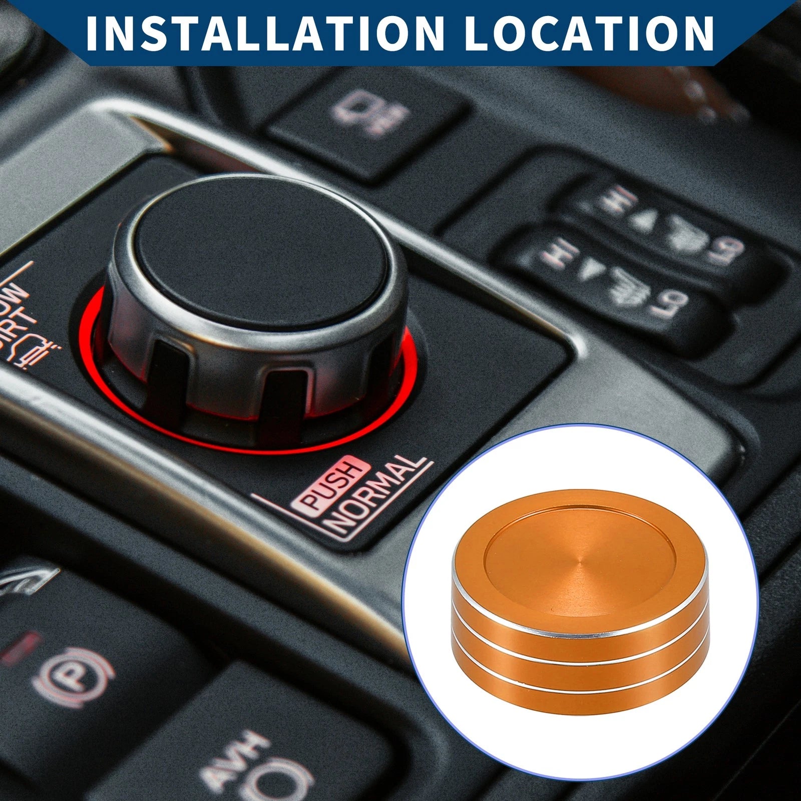Drive Mode Gear Shift Switch Knob Cover Replacement for Subaru Forester (2019–2022)