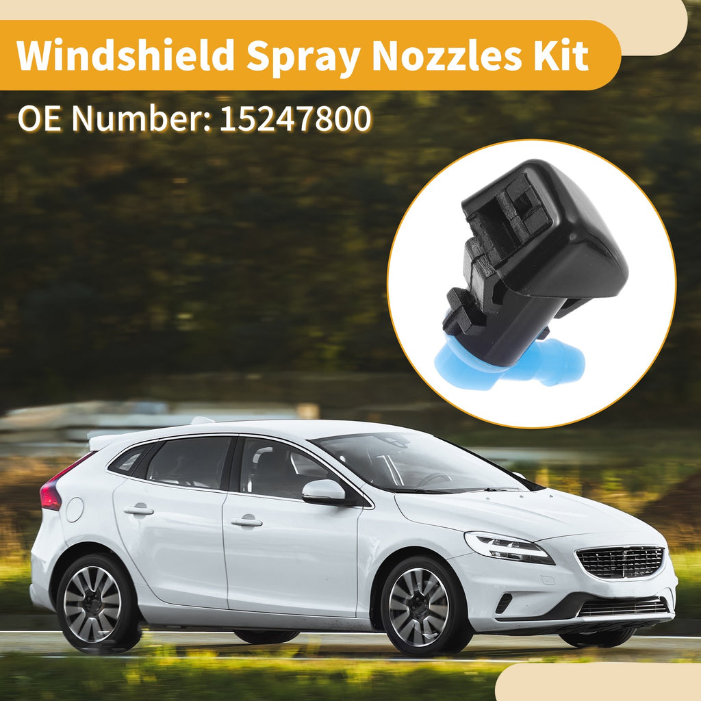 Windshield Washer Nozzle Kit with Hose for Chevrolet Malibu (2008–2015)