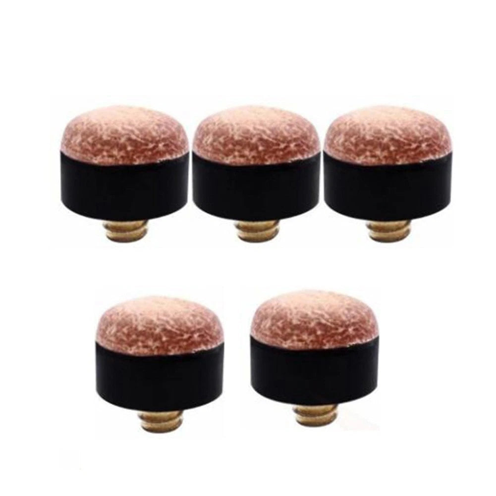 Set of 5 Billiards Tip Head Accessories for Pool Snooker