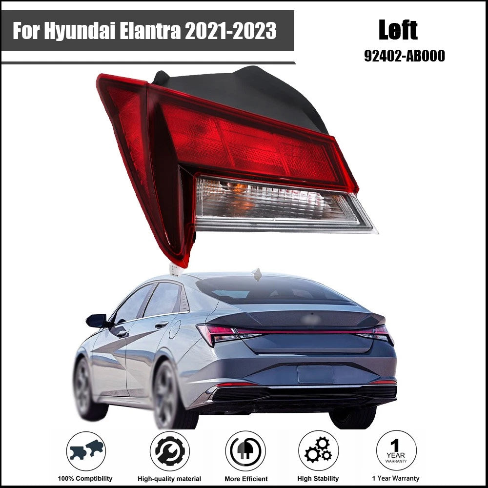 Driver Tail Light Assembly for Hyundai Elantra (2021–2023) Halogen Left Side