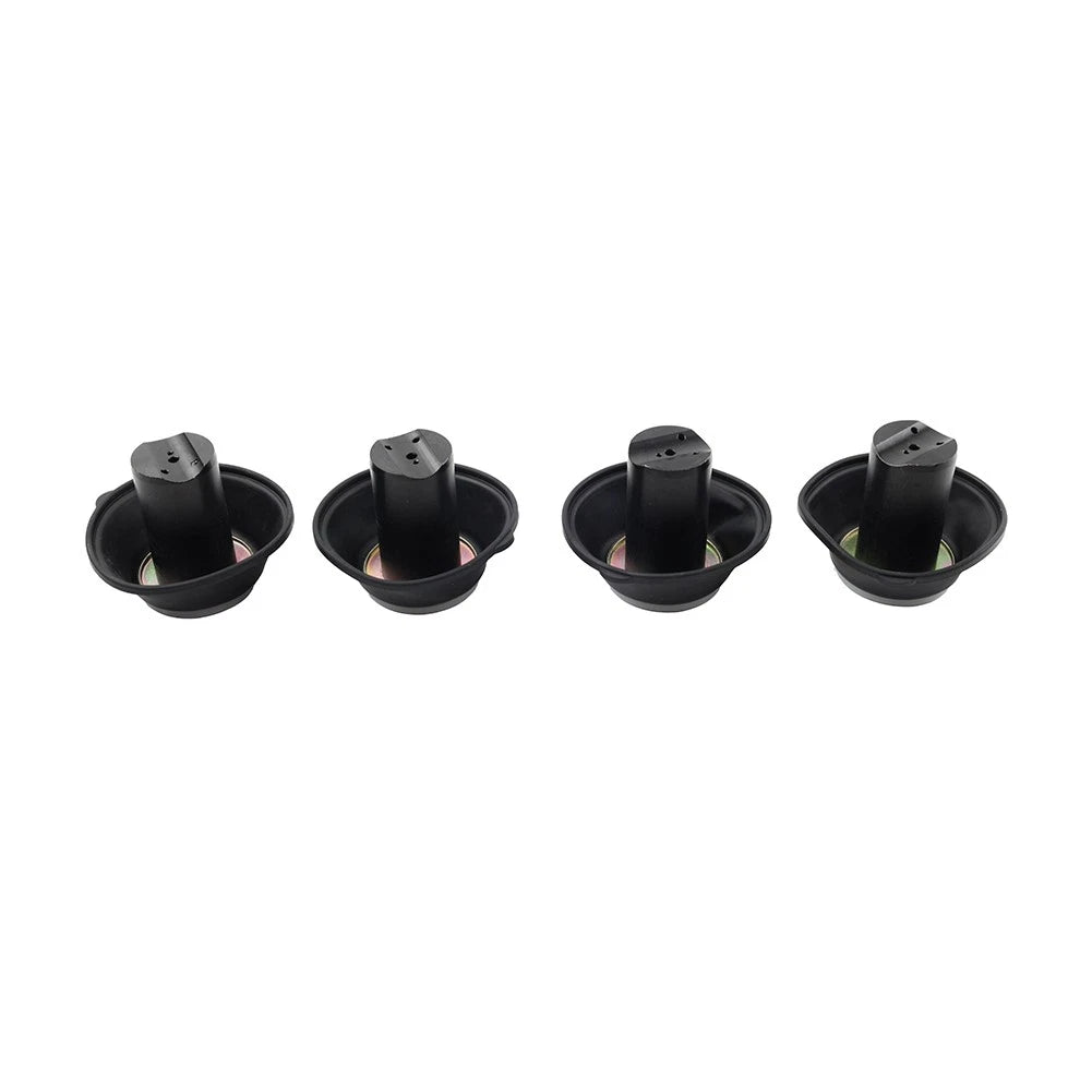 4 Pcs Membrane Diaphragm Carburetor Vacuum Pistons For Yamaha XJR400 1993-2000