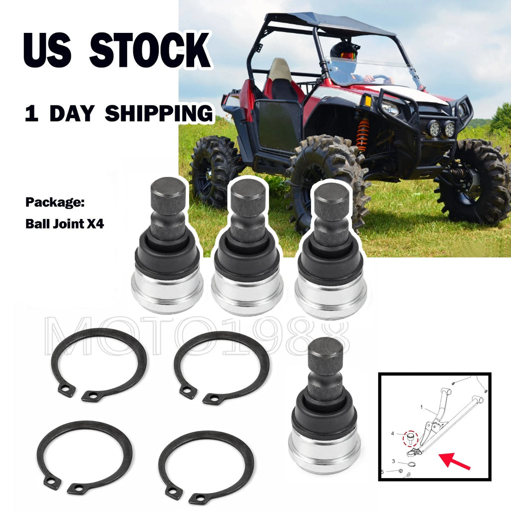 4X Ball Joint Upper/Lower for Polaris Sportsman 550/850/1000 XP/X2/Touring